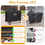 Kipiea Heavy Duty Grill Cover for Weber 22