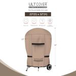 Waterproof Charcoal Kettle Grill Cover 18” Round