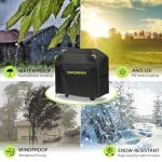 TOPCROWN Universal Waterproof Grill Cover 45"-75