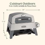Cuisinart CGG-403 3-in-1 Grill and Pizza Oven