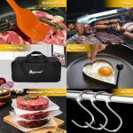 132PC Heavy Duty Griddle Accessories Set