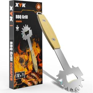 Bristle-Free BBQ Grill Scraper - Ideal Gift for Men
