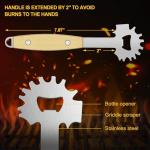 Bristle-Free BBQ Grill Scraper - Ideal Gift for Men