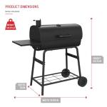 Nexgrill 29" Charcoal Grill with Side Shelf