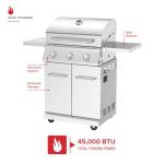 Nexgrill 3-Burner Stainless Steel Gas Grill