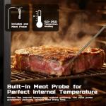 MAISON HUIS Outdoor Electric Smoker with Meat Probe