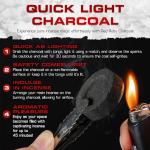 Instant Light Charcoal Disks – 100 Quick Light Coals