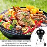 HOSBITIA 17" Portable Charcoal Kettle Grill