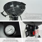 HOSBITIA 17" Portable Charcoal Kettle Grill