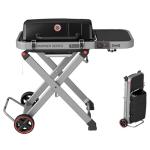 Feasto Portable Propane Grill with Folding Cart