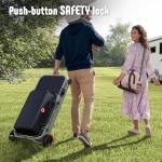 Feasto Portable Propane Grill with Folding Cart