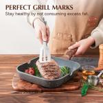 SENSARTE 12-Inch Nonstick Grill Pan for All Cooking