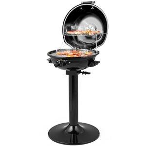 ORALNER Electric BBQ Grill with Stand & Warming Rack