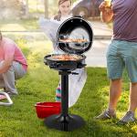 ORALNER Electric BBQ Grill with Stand & Warming Rack