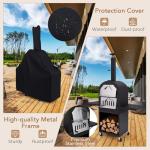 HAPPYGRILL Outdoor Wood Fired Pizza Oven & Accessories
