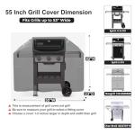 55 Inch Waterproof Grill Cover for 3-4 Burners