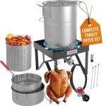 Turkey Fryer Propane Burner Kit - High Pressure