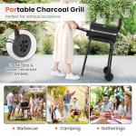Happygrill Portable Charcoal Grill with Side Table