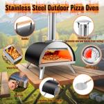 Portable Multi-Fuel Outdoor Pizza Oven, 12