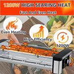 GIVENEU 1200W Electric Indoor Raclette Grill