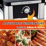 GIVENEU 1200W Electric Indoor Raclette Grill