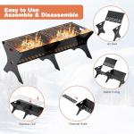 Bearfire Charcoal Grills - 2 Pack Portable Set