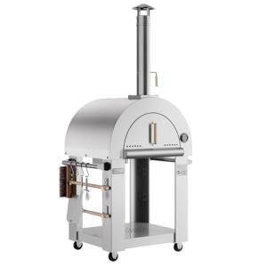 Empava Wood Fired Pizza Oven with Wheels