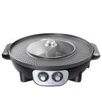 2-in-1 Electric Smokeless Grill and Hot Pot
