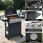 Endark 3-Burner Propane Grill with Built-In Thermometer