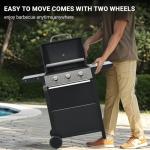 Endark 3-Burner Propane Grill with Built-In Thermometer