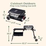 Cuisinart Portable Folding Gas Grill for Outdoor Cooking