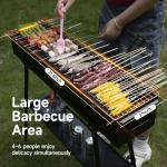 WILLBBQ Portable Charcoal Hibachi Grill for Outdoor Fun