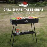 WILLBBQ Portable Charcoal Hibachi Grill for Outdoor Fun