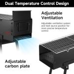 WILLBBQ Portable Charcoal Hibachi Grill for Outdoor Fun