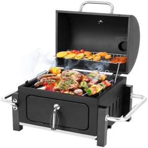 DNKMOR Portable Charcoal Grill for Outdoor Fun