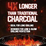 Del Bravo Charcoal Briquettes – 8 lb Natural Fuel