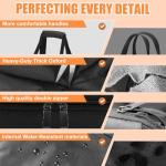 BBQ Tool Storage Bag with Pockets, Black