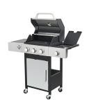 3-Burner Propane BBQ Grill with Side Burner