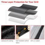 Heavy Duty Waterproof BBQ Grill Cover, 75-Inch