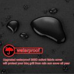 Heavy Duty Waterproof BBQ Grill Cover, 75-Inch
