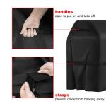 Heavy Duty Waterproof BBQ Grill Cover, 75-Inch