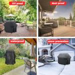 Heavy Duty Waterproof BBQ Grill Cover, 75-Inch