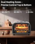 ZACHVO Electric Pizza Oven for 12" Pizzas