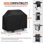 Waterproof 55-Inch BBQ Grill Cover, All-Weather Protection