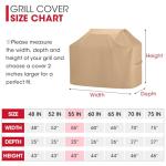 Unicook 55 Inch Heavy Duty BBQ Grill Cover