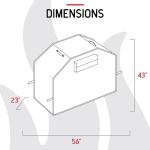 Nexgrill Heavy Duty 56" Waterproof Grill Cover