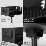 Ash & Ember Charcoal Grill with Adjustable Grate