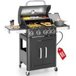 2-in-1 Propane BBQ Grill and Flat Top Griddle