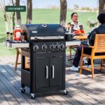 2-in-1 Propane BBQ Grill and Flat Top Griddle