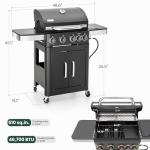 2-in-1 Propane BBQ Grill and Flat Top Griddle